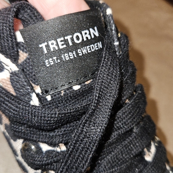 Tretorn Leopard Espadrille Sneakers women's size 8.5 - Picture 8 of 9